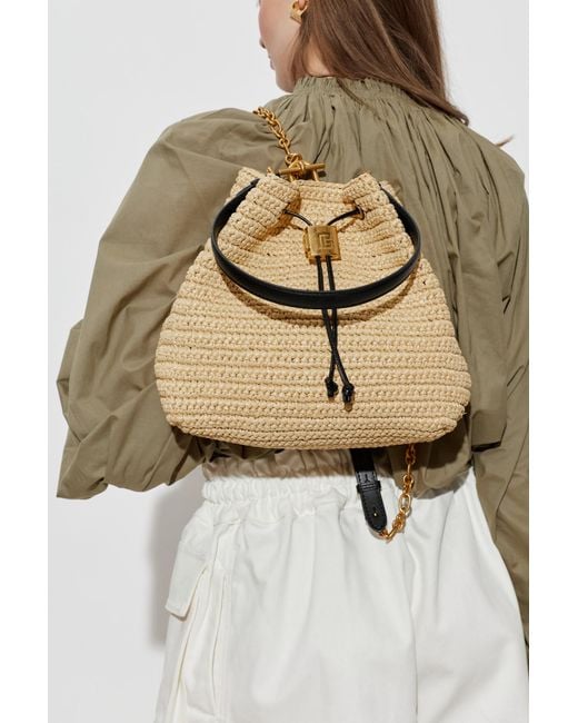 Balmain Natural 'Pulse' Backpack