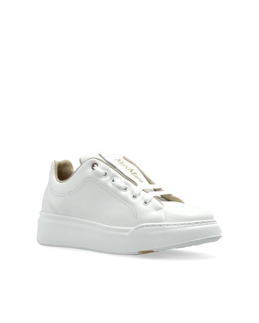 Max Mara White 'Maxiv' Sports Shoes