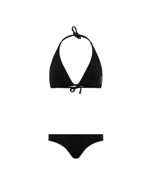 EA7 Black Two-Piece Swimsuit