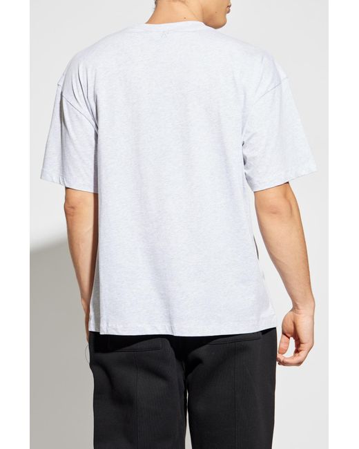 Represent White Oversized "Initial" T-Shirt for men