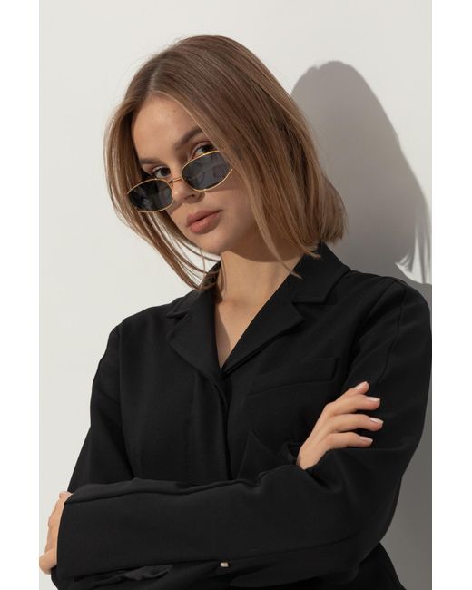 Linda Farrow Blue Sunglasses
