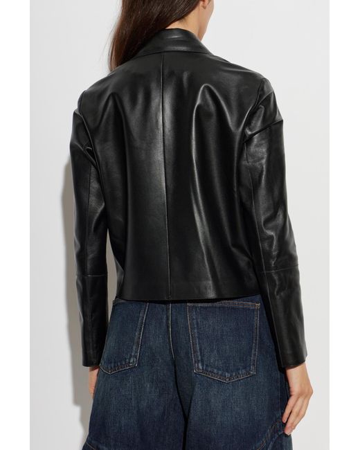 Arma Blue Leather Jacket 'Nos Emy'