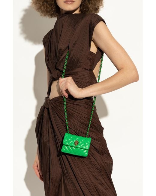 Kurt Geiger Green Shoulder Bag 'Kensington Nano'
