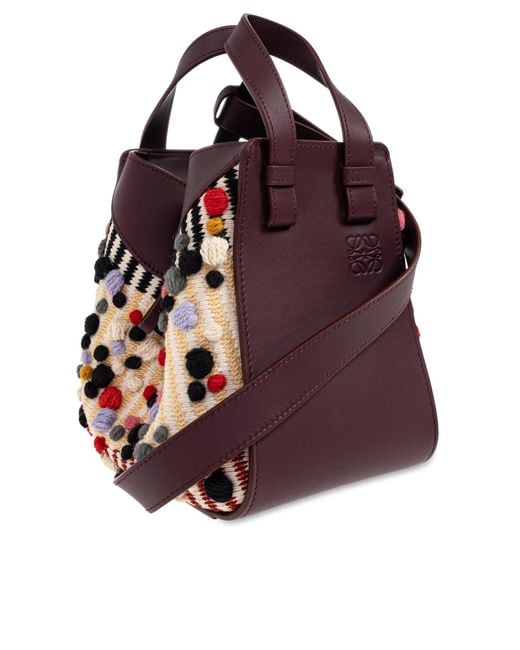 Loewe Red Handbag 'Hammock'