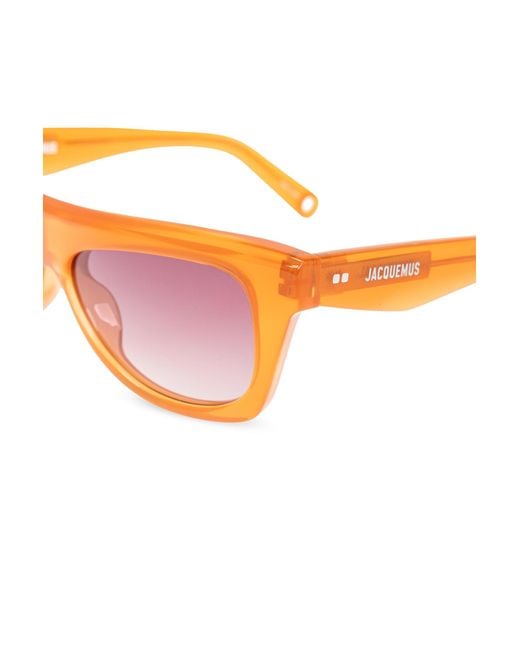 Jacquemus Brown Sunglasses