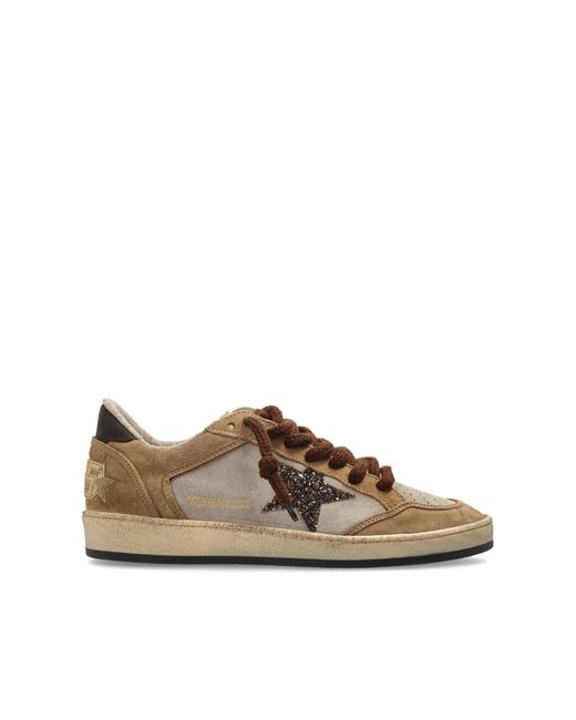 Golden Goose Deluxe Brand Brown 'Ballstar Double Quarter' Sports Shoes