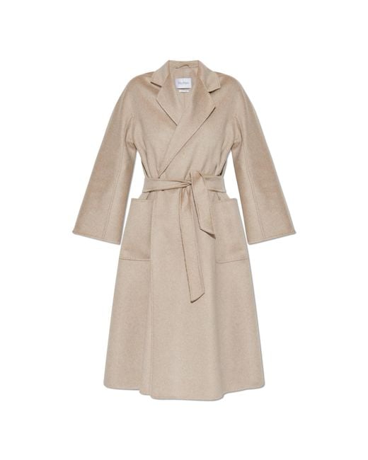 Max Mara Natural Cashmere Coat Ludmilla