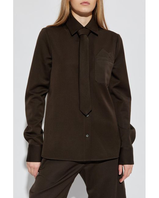 Acne Black Wool Shirt