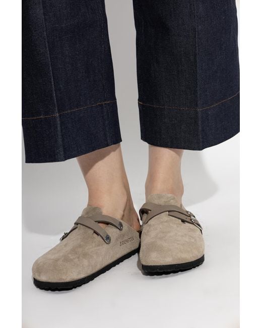 Birkenstock Brown 'Blair' Slides