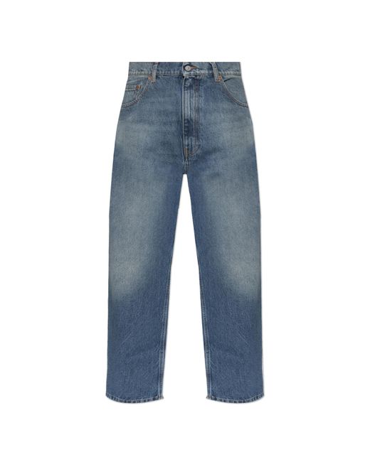 MM6 by Maison Margiela Blue Straight-Leg Jeans for men