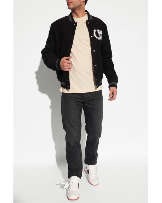 Off-White c/o Virgil Abloh Black Jeans With Logo for men
