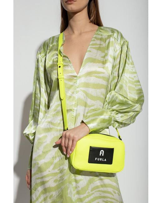 Furla 'iris Mini' Shoulder Bag in Yellow