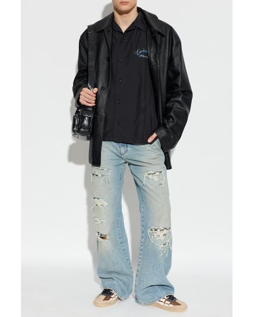 Amiri Blue Jeans With Abrasions for men