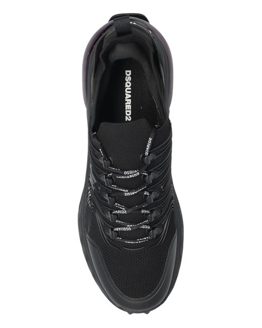 DSquared² Black "Bubble" Sports Shoes for men