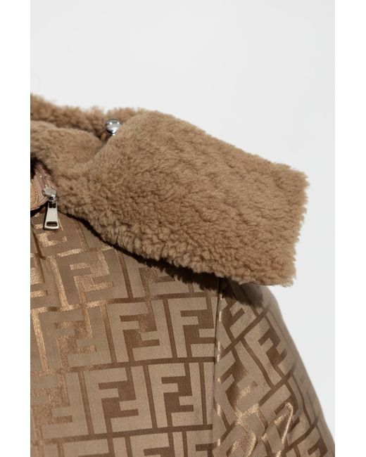Fendi Natural Insulated Ski Jacket