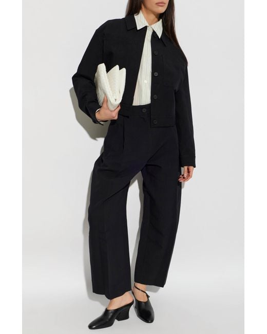 Studio Nicholson Black 'Minos' Trousers