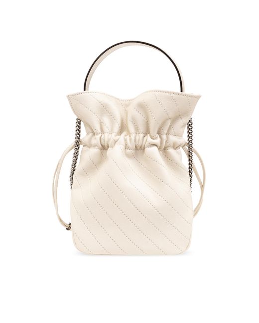 Gucci Natural 'blondie Mini' Bucket-style Shoulder Bag,