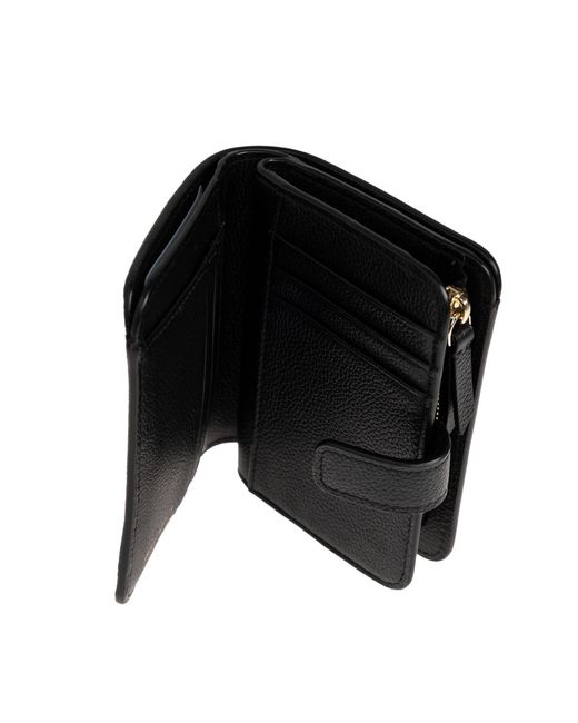 Emporio Armani Black Leather Wallet With Logo