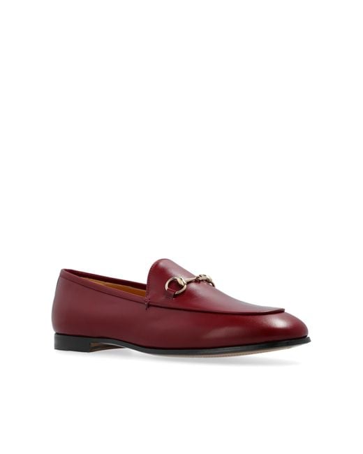 Gucci Red 'loafers' Type Shoes,
