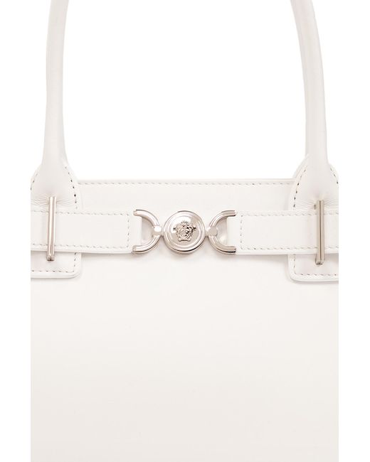 Versace White 'medusa '95 Small' Shoulder Bag,