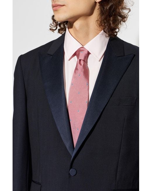 Paul Smith Pink Silk Tie for men