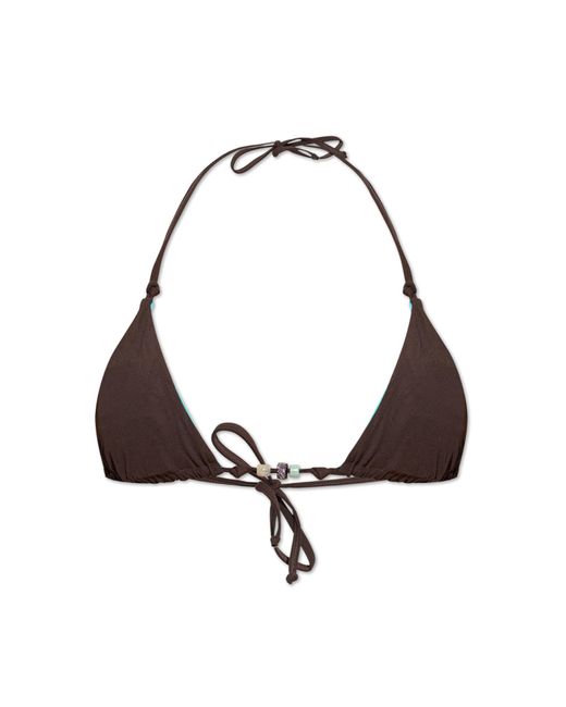 Bondeye White Double-Sided Bikini Top "Indi"