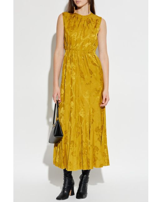 Etro Yellow Midi Dresses