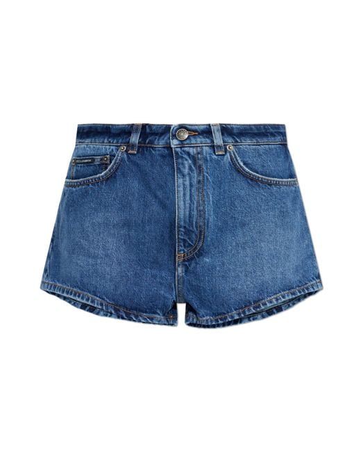 Dolce & Gabbana Blue Denim Shorts