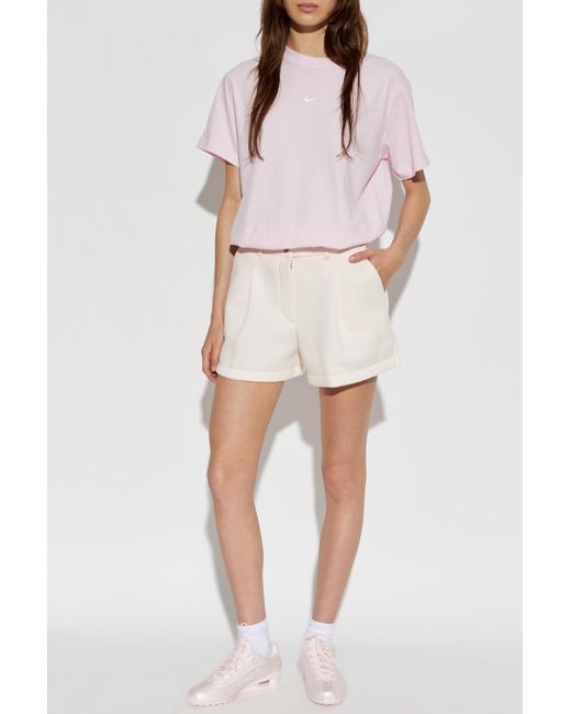 Nike Pink T-Shirt With Logo