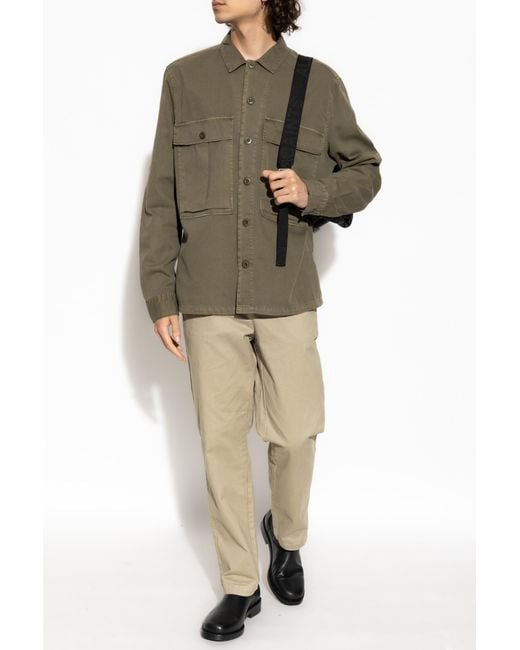 AllSaints Green 'Albyn' Shirt for men