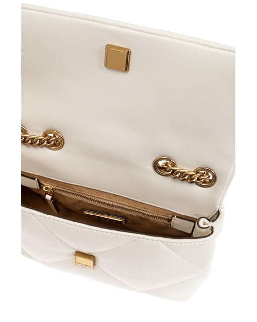 Tory Burch Natural Shoulder Bag 'Kira Diamond Small'