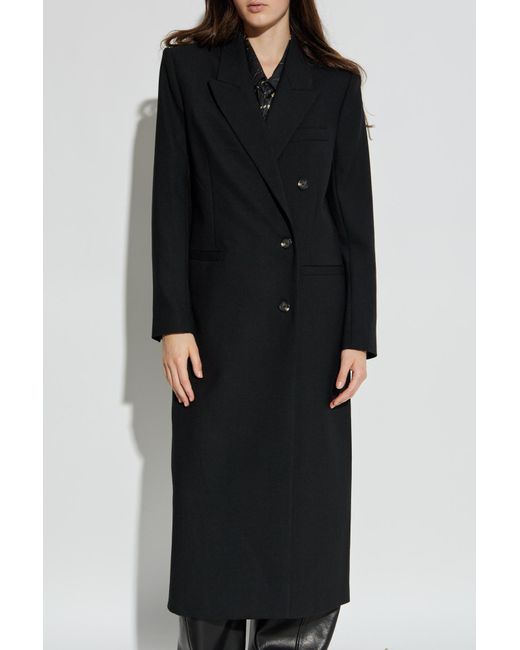 Rag & Bone Black Single Back-Vent Coat