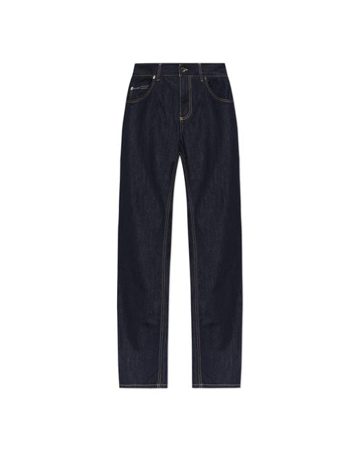 Dolce & Gabbana Blue "Regular" Fit Jeans for men