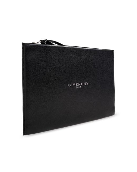 Givenchy Black Leather Document Bag "Antigona" for men