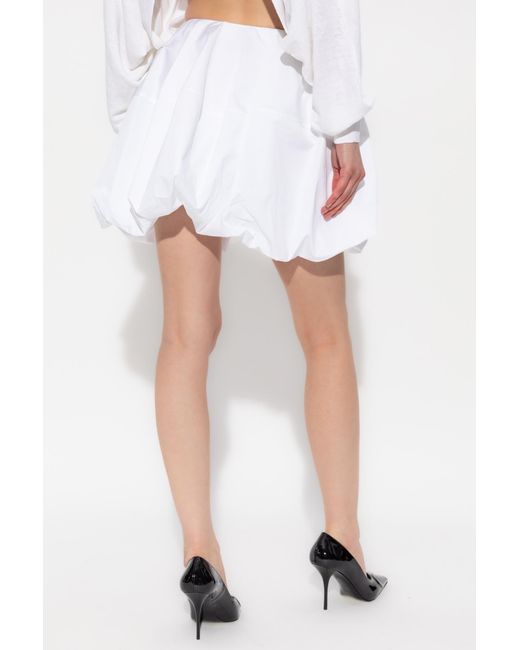 Alaïa White Bubble Skirt