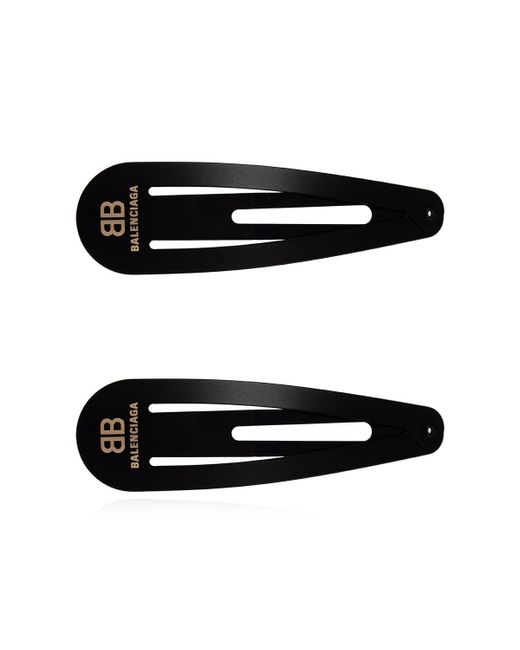 Balenciaga Black Hair Clip Set