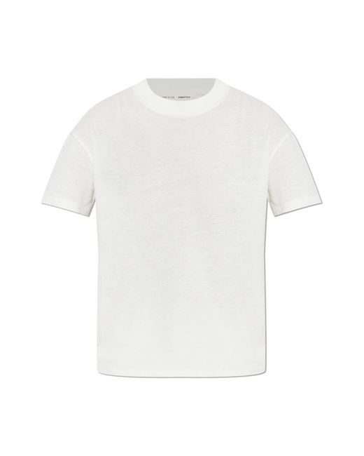 Fear Of God White T-Shirt With Logo