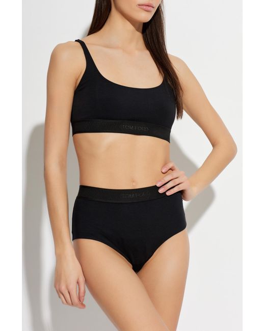 Tom Ford Black High-Waisted Leggings