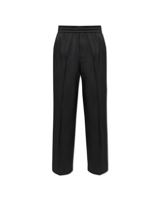 Golden Goose Deluxe Brand Black Wool Pants for men