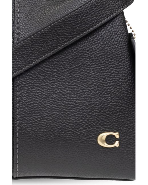 COACH Black Lana 23 Leather Shoulder Bag