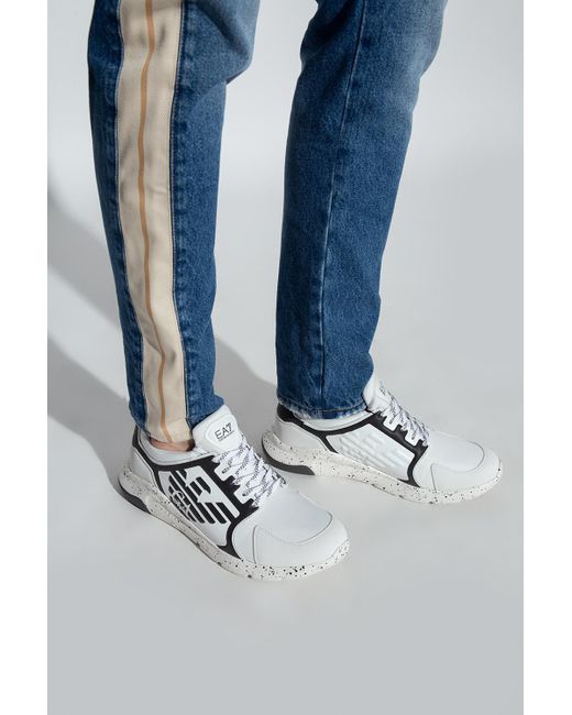 EA7 Sneakers With Logo in White for Men - Lyst