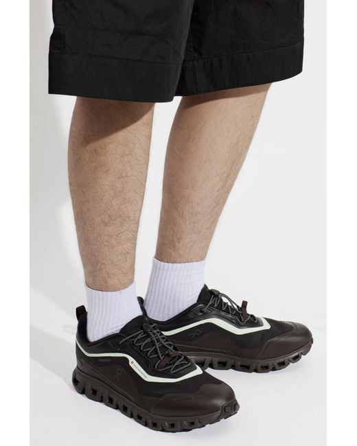 On Shoes Black Sports Shoes 'Cloud 6 Geo Wp' for men