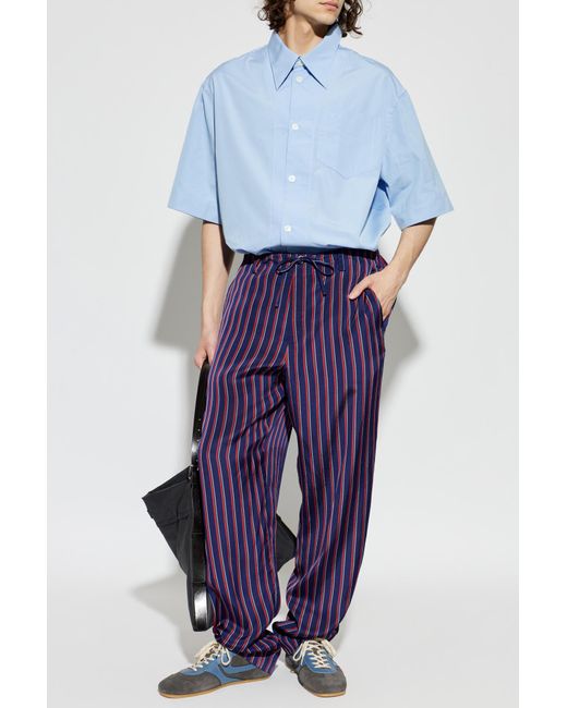 AMI Blue 'Oversize' Shirt for men