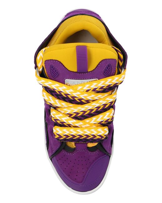 Lanvin Purple 'curb' Sneakers, for men