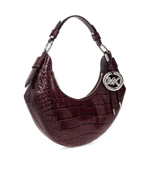 MICHAEL Michael Kors Purple Shoulder Bag "Koa"