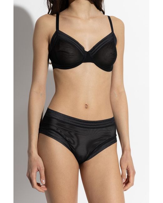 Hanro Black Transparent Bra