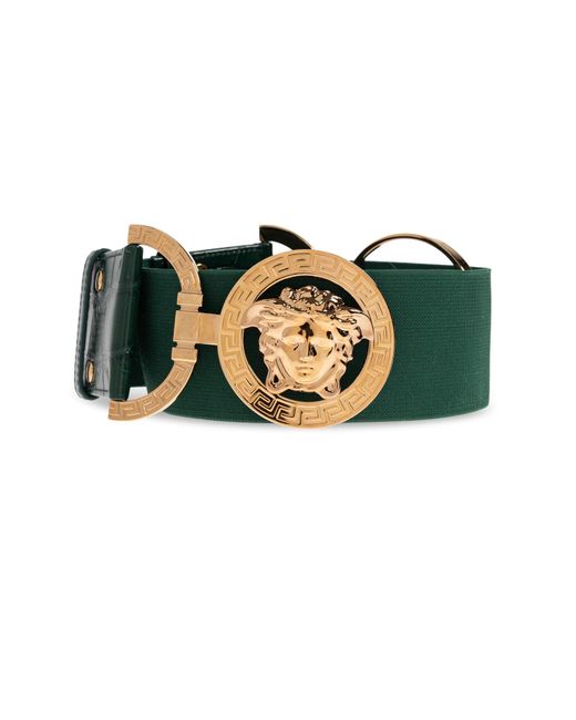 Versace Green Elastic Belt