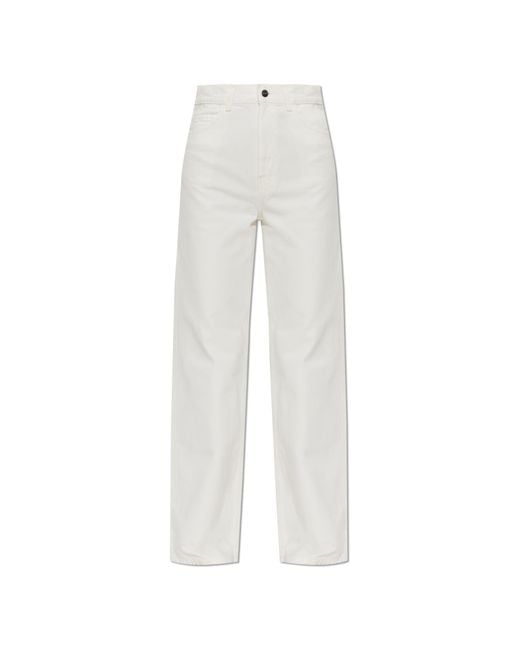 Carhartt White 'Jane' Trousers