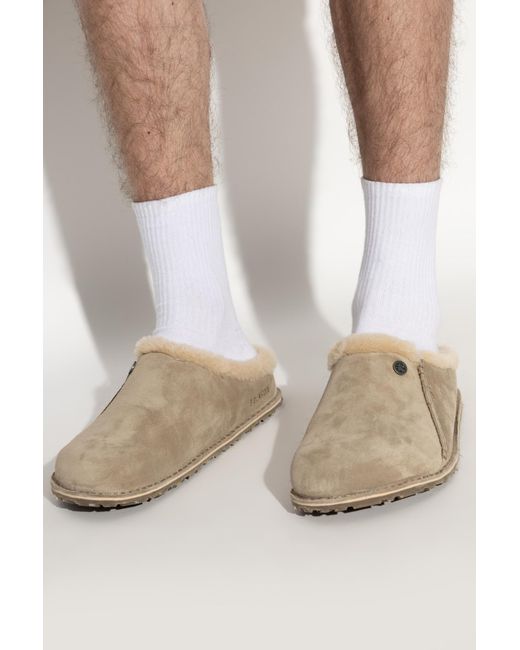 Birkenstock Natural Shoes "Zermatt Premium Suede" for men