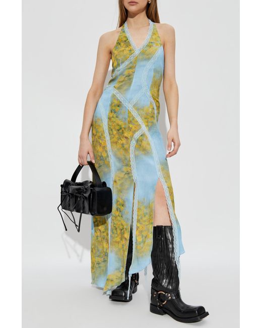 AVAVAV Blue Dress With Slits